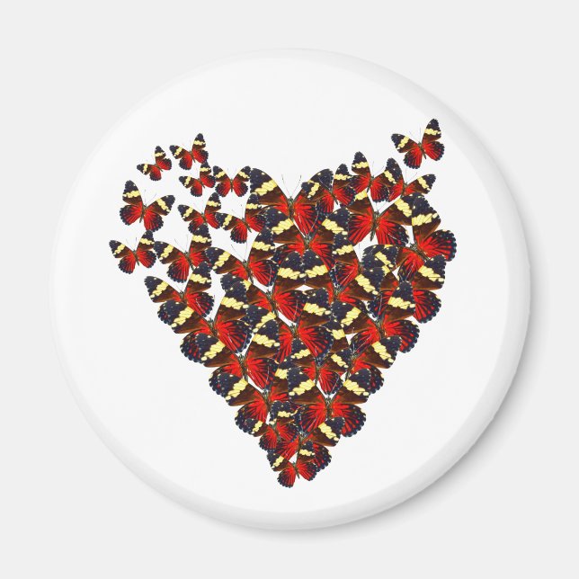 Butterfly heart magnet (Front)