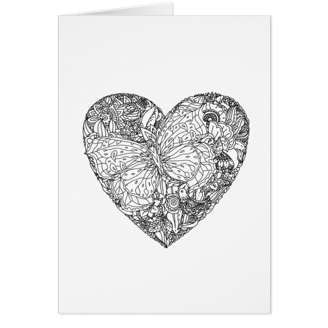 Butterfly Heart Pattern (Front)