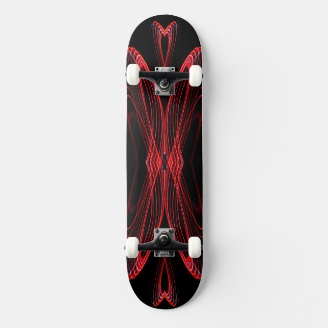 Butterfly Heart Skateboard Design (Front)