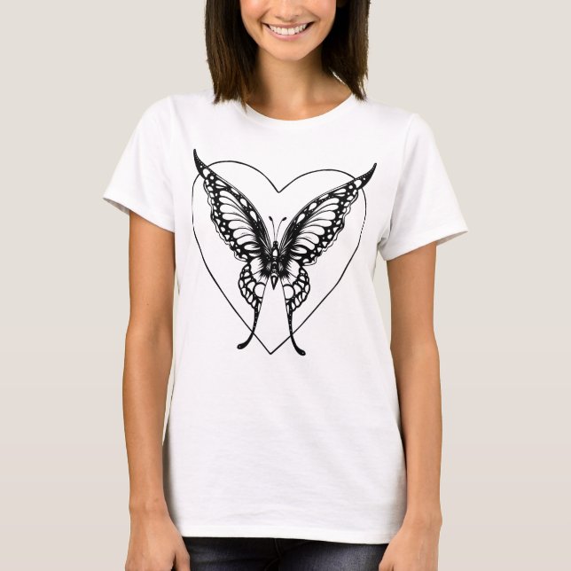 Butterfly Heart T-Shirt (Front)