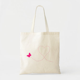 Butterfly Heart Tote Bag