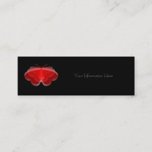 Butterfly Hearts Bookmark Business Cards