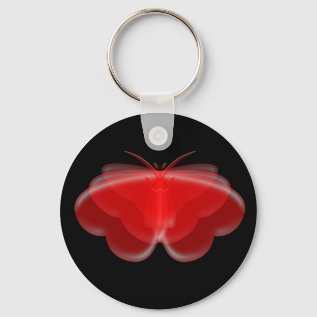 Butterfly Hearts Key Chain (Front)