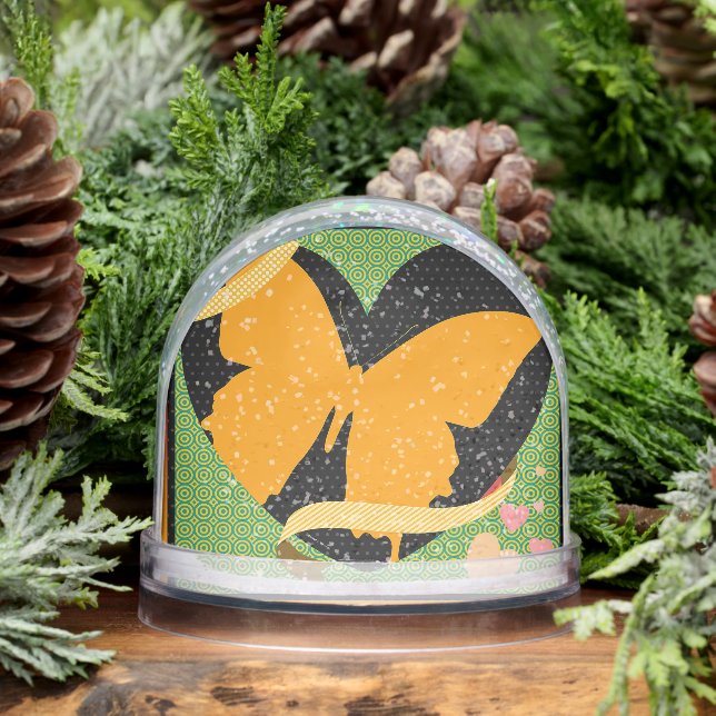 Butterfly Hearts  Snowglobe (Winter)