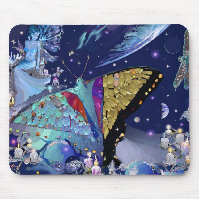 Butterfly Heaven Mouse Pad (Front)