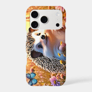 Butterfly Hedgehog Art