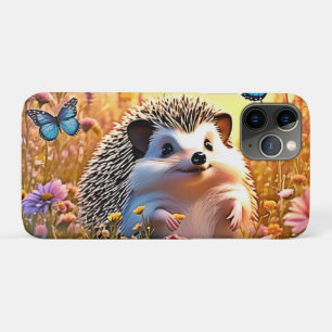 Butterfly Hedgehog Art iPhone 11 Pro Case
