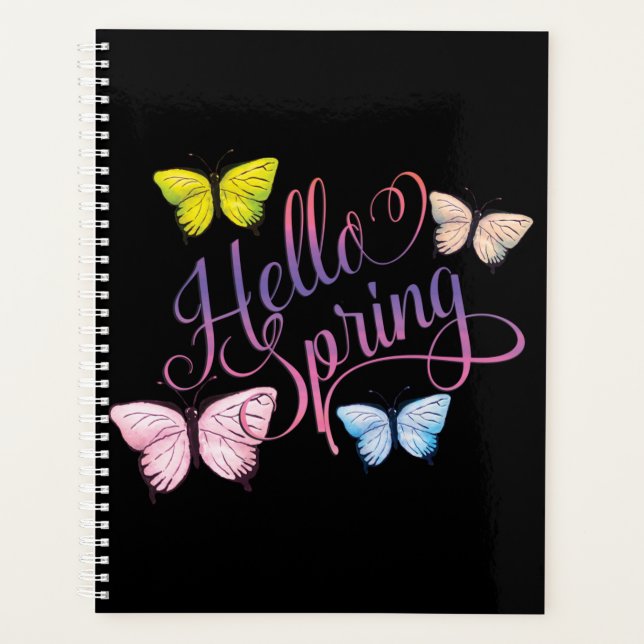 Butterfly Hello Spring Planner (Front)