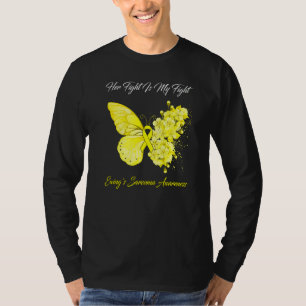 Butterfly Her Fight Is My Fight Ewing's Sarcoma Aw T-Shirt