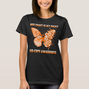 Butterfly Her Fight Is My Fight RSD CRPS Awareness T-Shirt