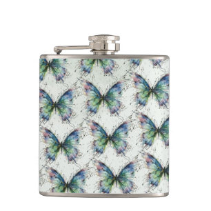 Butterfly Hip Flask