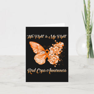 Butterfly His Fight Is My Fight Rsd Crps Awareness Card