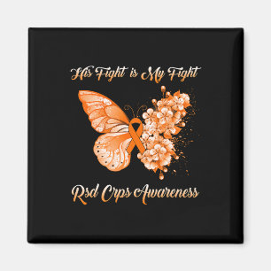 Butterfly His Fight Is My Fight Rsd Crps Awareness Magnet