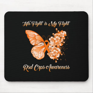 Butterfly His Fight Is My Fight Rsd Crps Awareness Mouse Pad