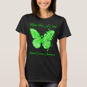 Butterfly Hope For A Cure Adrenal Cancer Awareness T-Shirt