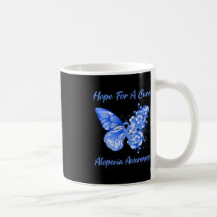 Butterfly Hope For A Cure Alopecia Awareness Coffee Mug