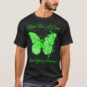 Butterfly Hope For A Cure Brain Injury Awareness T-Shirt