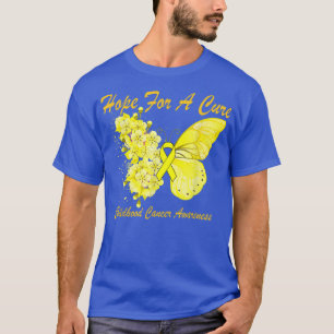 Butterfly Hope For A Cure Childhood Cancer Awarene T-Shirt