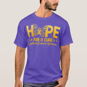 Butterfly Hope For A Cure Childhood Cancer Awarene T-Shirt