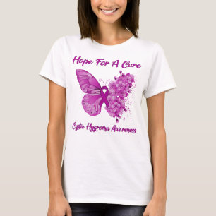 Butterfly Hope For A Cure Cystic Hygroma Awareness T-Shirt
