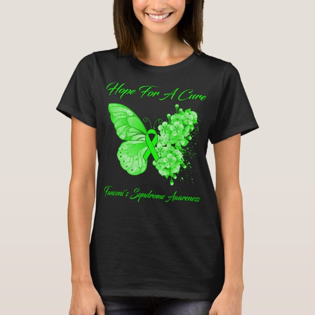 Butterfly Hope For A Cure Fanconi's Syndrome  T-Shirt (Front)