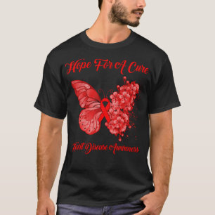 Butterfly Hope For A Cure Heart Disease Awareness T-Shirt