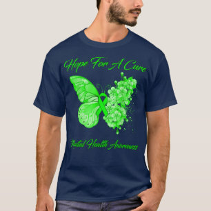 Butterfly Hope For A Cure Mental Health Awareness T-Shirt
