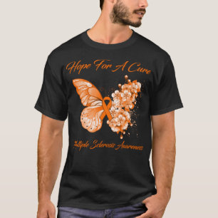 Butterfly Hope For A Cure Multiple Sclerosis T-Shirt