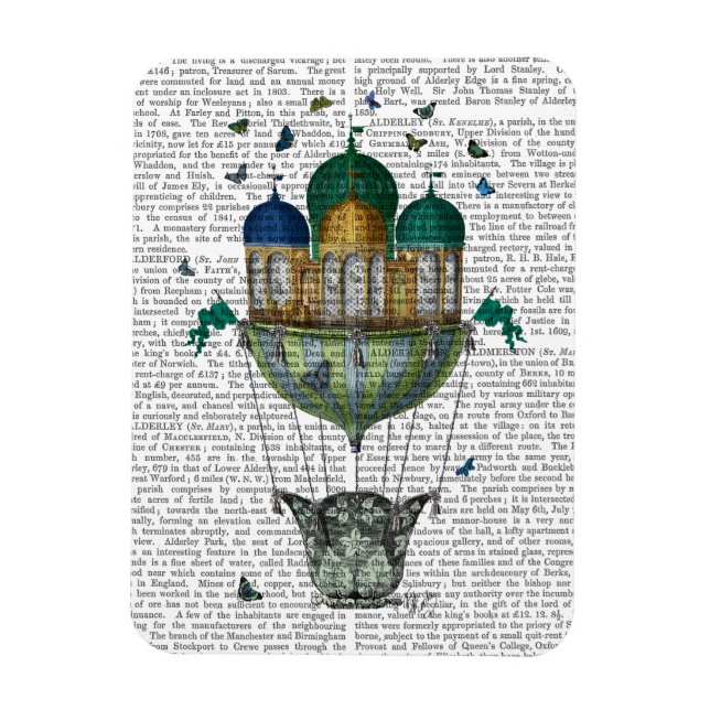 Butterfly House Magnet (Vertical)