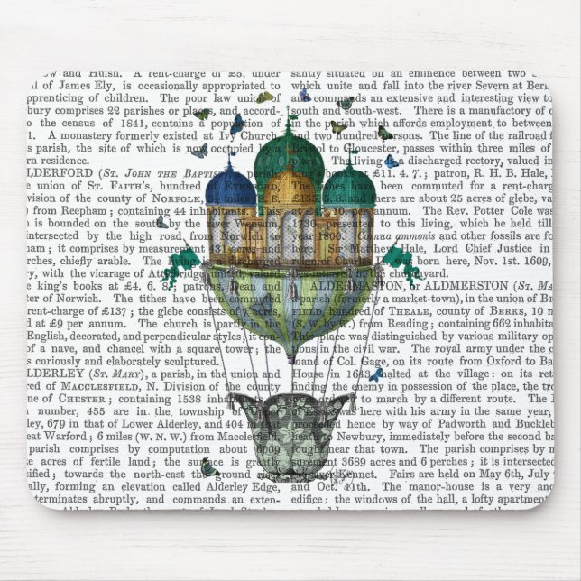 Butterfly House Mouse Pad (Front)