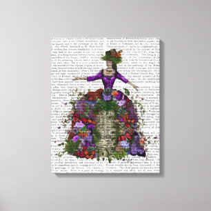 Butterfly House Queen Canvas Print