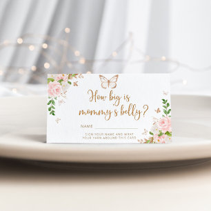 Butterfly how big is mummy's belly enclosure card