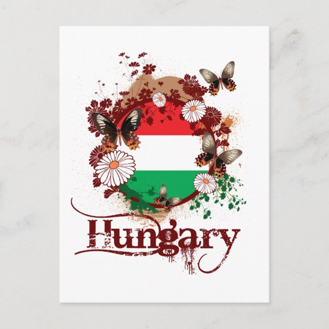 Butterfly Hungary Postcard (Front)