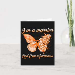 Butterfly I’m A Warrior Rsd Crps Awareness Card