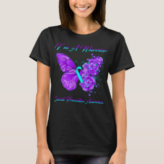 Butterfly I’m A Warrior Suicide Prevention T-Shirt