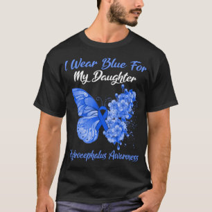 Butterfly I Wear Blue For My Daddy Behcet's Diseas T-Shirt