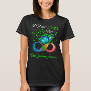 Butterfly I Wear Green For Kabuki Syndrome T-Shirt