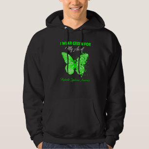 Butterfly I Wear Green For My Aunt Nephrotic Syndr Hoodie