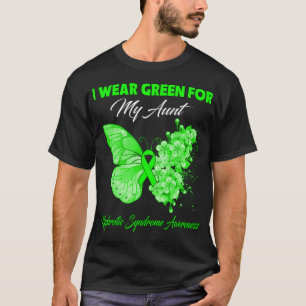 Butterfly I Wear Grey For My Uncle Narcolepsy Awar T-Shirt