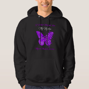 Butterfly I Wear Purple For My Nephew Migraine Hea Hoodie