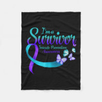 Butterfly Im A Survivor Suicide Prevention Awarene
