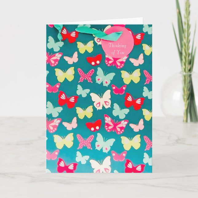 Butterfly image for get well card (Front)