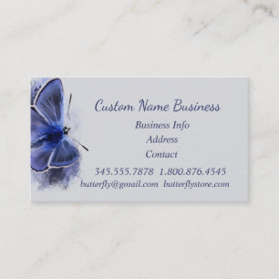Butterfly in Blue Shop Store Business Card