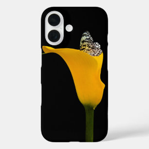 Butterfly In Calla Lily iPhone 16 Case