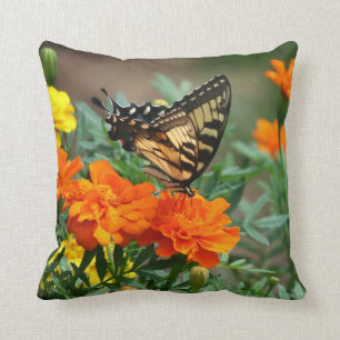 Butterfly In Garden Cushion
