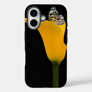 Butterfly in lily iPhone 16 case