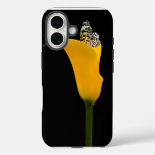 Butterfly in lily iPhone 16 case