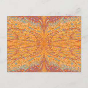 Butterfly in Orange Mist Postcard