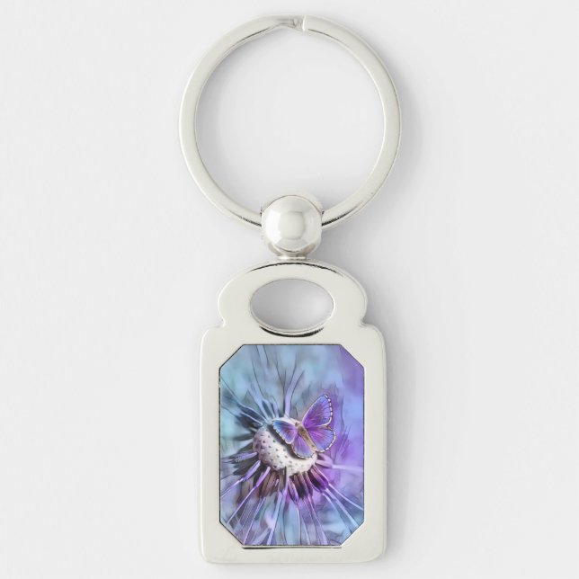 Butterfly In Spring Key Ring (Front)