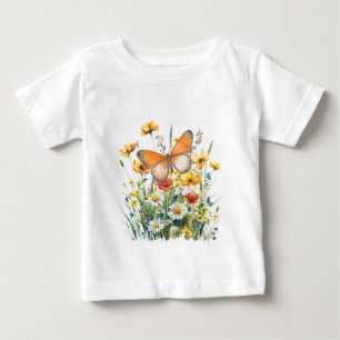 Butterfly in the Garden Baby T-Shirt